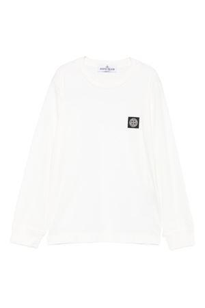 tshirt in cotone bianco STONE ISLAND KIDS | K2S162100003S0047V0099
